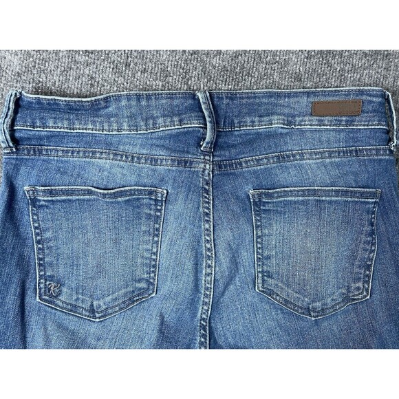 Kut from the Kloth Jeans Women’s 10 Blue Toothpick Skinny Distressed Stretch - Picture 6 of 10